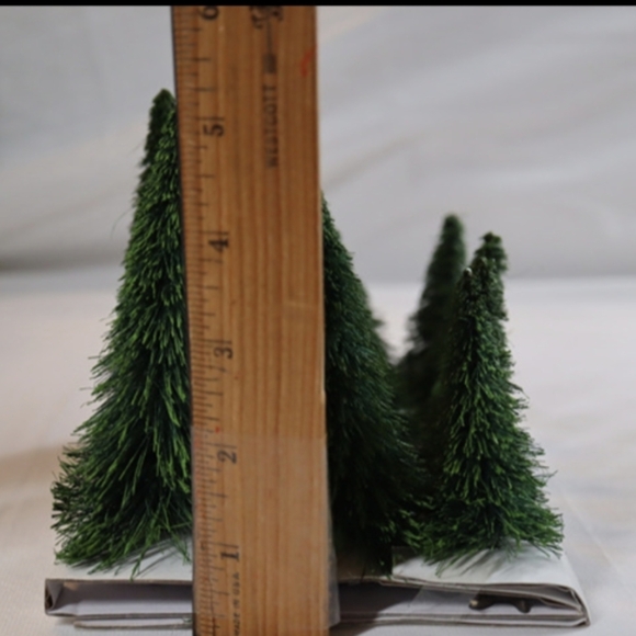 Department 56-Season's Bay-Mini Sisal Evergreens #52763 NIB 1998 - Picture 5 of 7